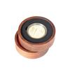 Commemorative Coins Badges Display Trays Ancient Coins Silver Dollars Collection Wooden Boxes Retro Style Round Storage Case