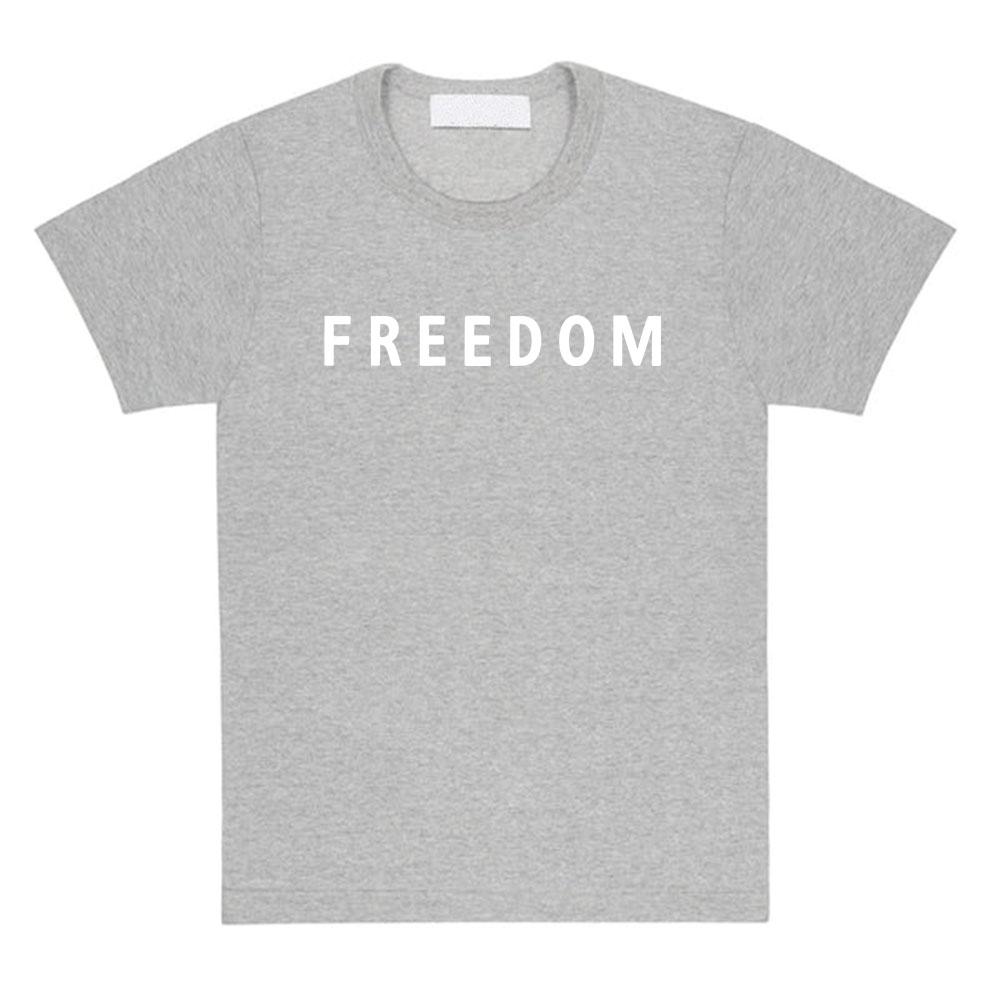 Svoboda Charlie Kirk Tričko Bavlna Volné Ležérní Dámské/Pánské Trička Unisex Streetwear Amerika Americká Móda Dámská Trička