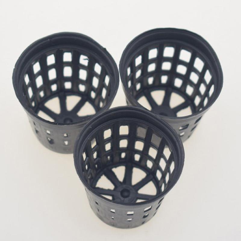 10 buc. Coș de ghivece acvatice din plastic pentru acvariu, flori de apă, plante, iarbă, ghiveci de cultivare și decorare acvatică pentru acvariu