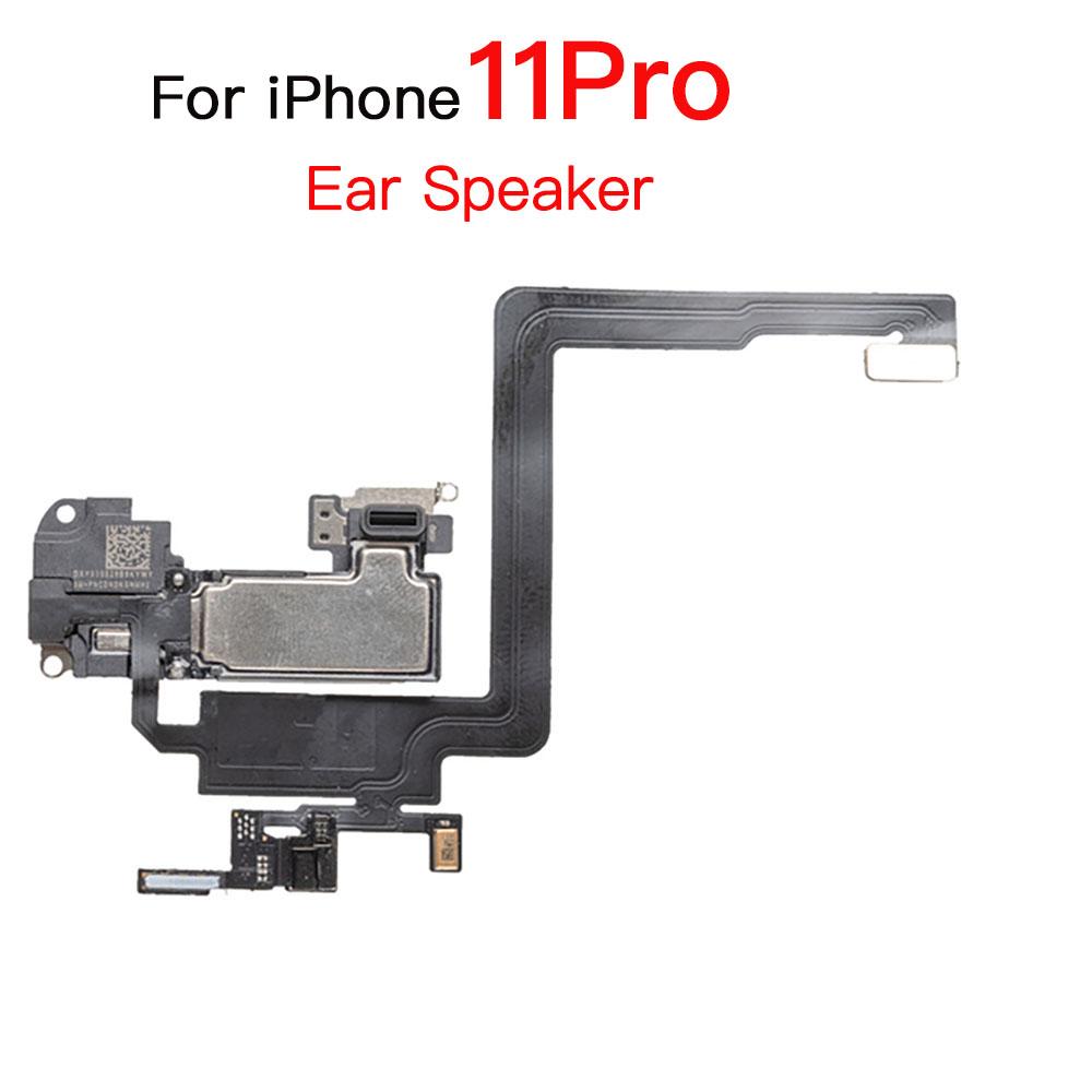 Ear Speaker Flex Cable Replacement For iPhone X XR XS 11 12 Mini Pro Max Ear Piece Upper Loudspeaker Light Sensor Microphone
