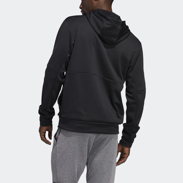 Adidas Sweatshirts Men's Black Hooded Moderate Regular GE5519