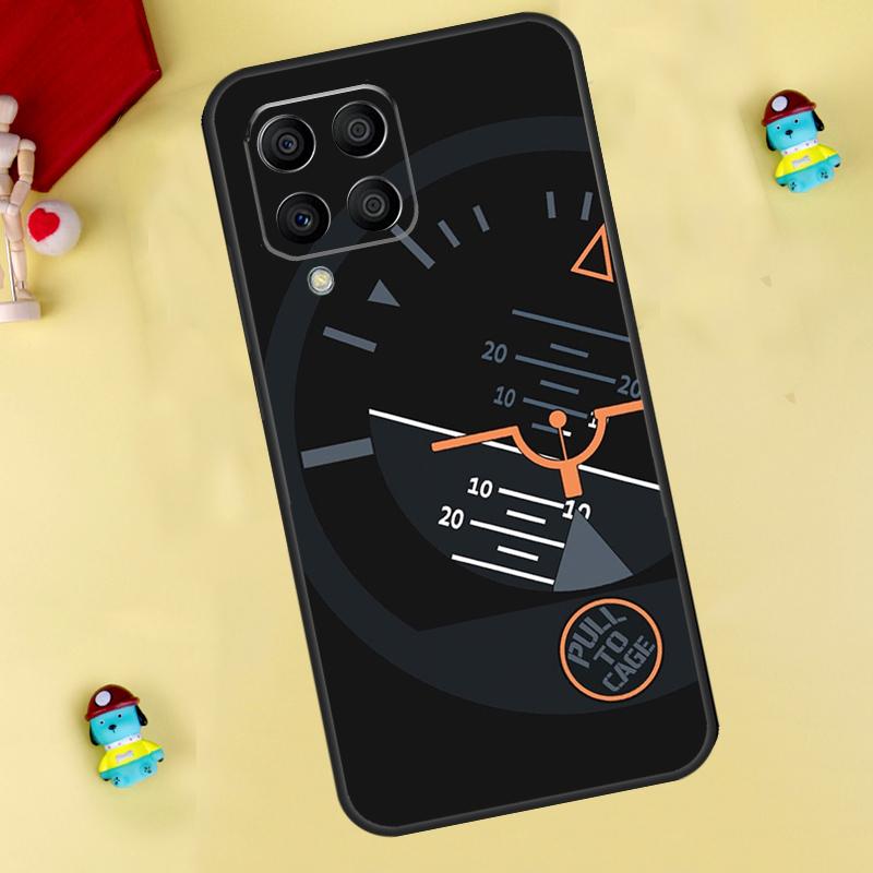 Flight Instruments Cockpit Case For Samsung Galaxy M13 M33 M53 M14 M12 M15 M06 M16 M36 M56 M31 M32 M52 M35 M55 M34 M54