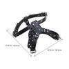 Adjustable PU Dog Harness with Metal Studs Round Head Spike for Walking Training Outdoor Travel Large Small Dogs Pet Supplies