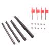 Premium-4 Set Of 7/8/10/12Mm Sclcr Lathe Boring Bar Tool Holder+10Pcs Ccmt 0602 Inserts