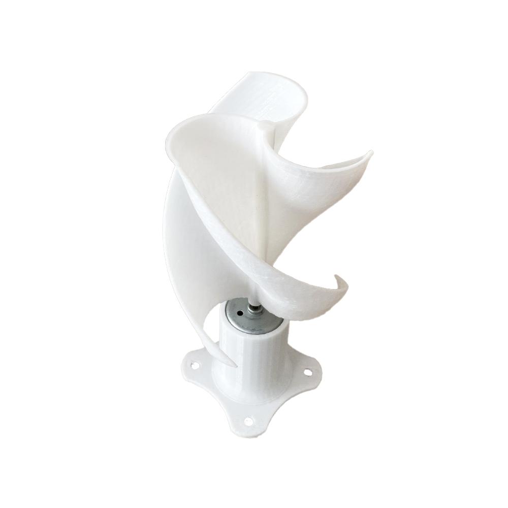 Micro Wind Turbine with LED Light Vertical Wind Generator with 2 Blades for New Energy Classes