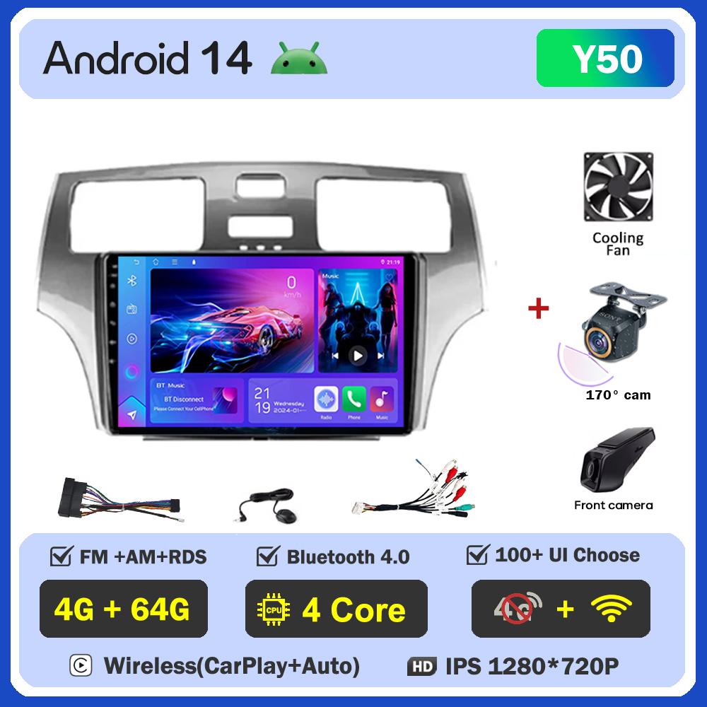 For Lexus ES300 ES 300 ES330 XV30 ES 330 2001-2006 Carplay Auto Screen Wireless Android Auto Car Intelligent Systems AutoMotive