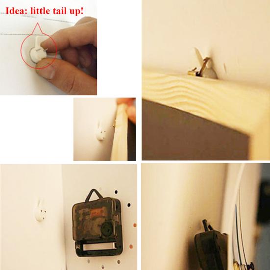 10Pcs Mini Powerful Tracelss Wall Mounted Hanging Nail Hooks Removable Hanger