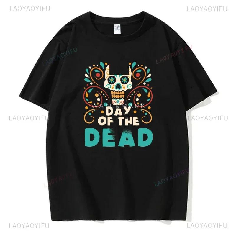 Mexický Den mrtvých ''DÍA DE LOS MUERTOS'' Tištěné tričko Pánské grafické tričko Ležérní pohodlná trička na léto Dámské oblečení