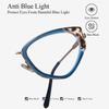 Anti Blue Rays Precscription Computer Glasses  +2.75