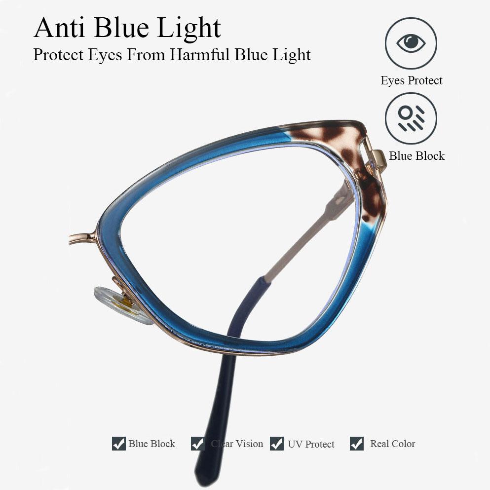 Anti Blue Rays Precscription Computer Glasses  +2.75