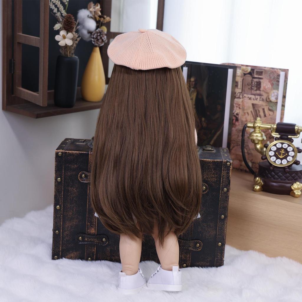 KEIUMI Reborn Girl Doll Full Silicone Vinyl 55 cm Realistic Newborn Babies Doll Kids Playmates Halloween Christmas Gift