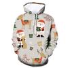 2026 Cross-border 3D Hot Digital Printed Women's Sweater Christmas Hooded Sweater Hot Sale Women's Clothing