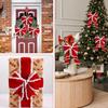 Christmas Wrap Ribbon 2 Pieces Red Burlap Ribbon Christmas Tree Decor For Bouquet Cake Wreath Tree Table Party Family Gathering