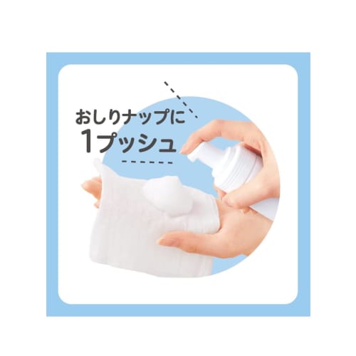 [.co.jp Exclusive] Pigeon Mild Acidity, Hypoallergenic Baby Bottom Cleaning Foam, 100ml, White