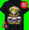 Puerto Rico Coqui Frog Boricua Puerto Rican Flag Taino T-Shirt