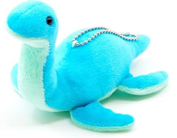 

[Aqua] Hobetsuaraki Ryu Long-necked Dinosaur Plush Toy Keychain, Officially Distributed by MDino, a Mukawa Regional Trading Company in Hokkaido
