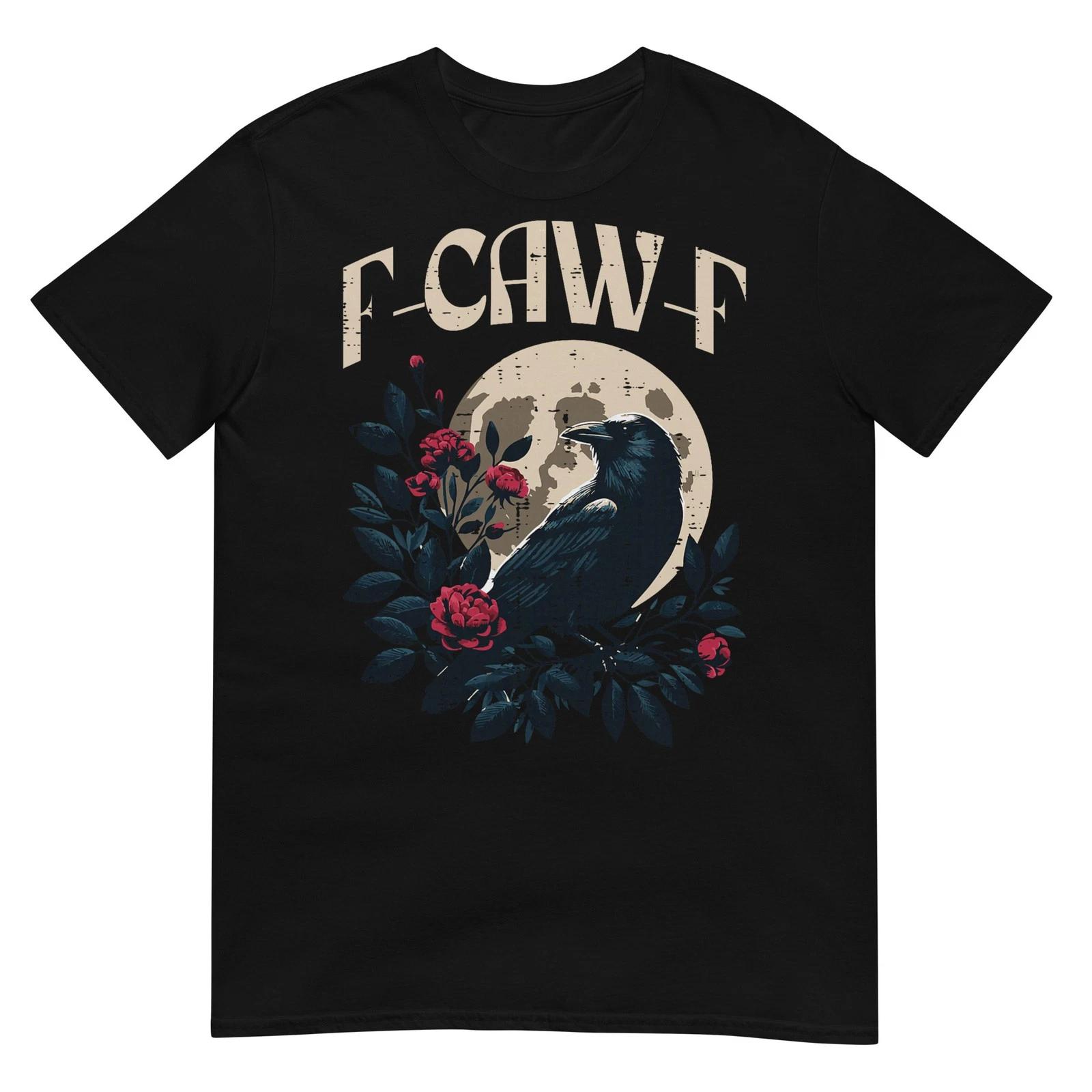 Смешной мем с вороной Карр Женская Детская Мальчики Мужчины Девочки Молодежь Подростковая Футболка 4XL