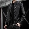 Autumn and Winter Men's Casual Jacket Men's Pu Leather Jacket Korean Style Slim Jacket Men's Leather Jacket Trendy
