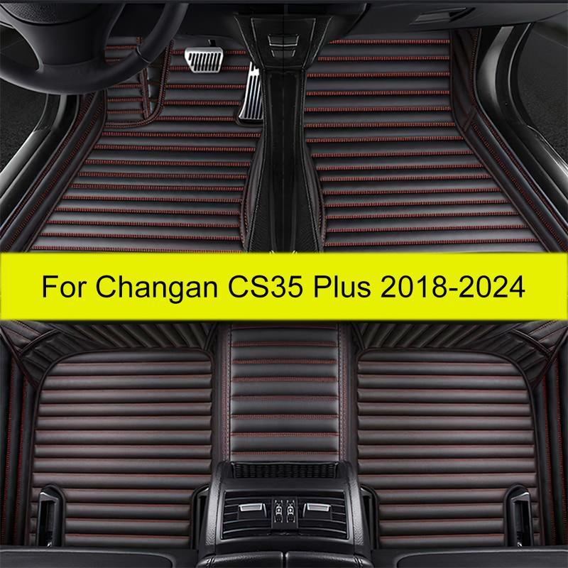 Car Floor Mats For Changan CS35 Plus 2018 2024 Foot Pads Carpet Cover Interior Accessories