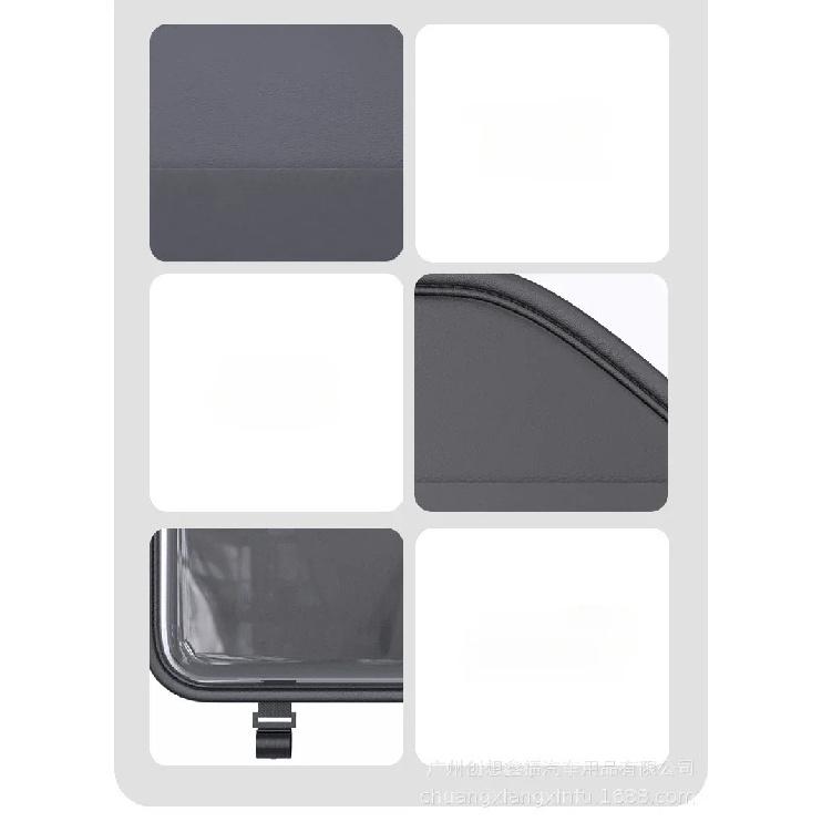Car Seat Back Hanging Ipad Storage Bag Leather Auto Rear Seat Phone Pocket With Hooks Holder For Kids Interior Accessories