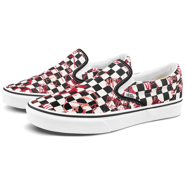 Vans Klassischer Slip-On 'Schwarz Weiß Rot' VN0A4BV31IW