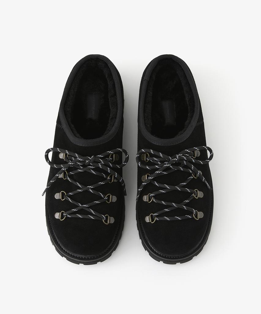 Romantic Move Mountain Winter Clogs R25U100 (Black Suede)