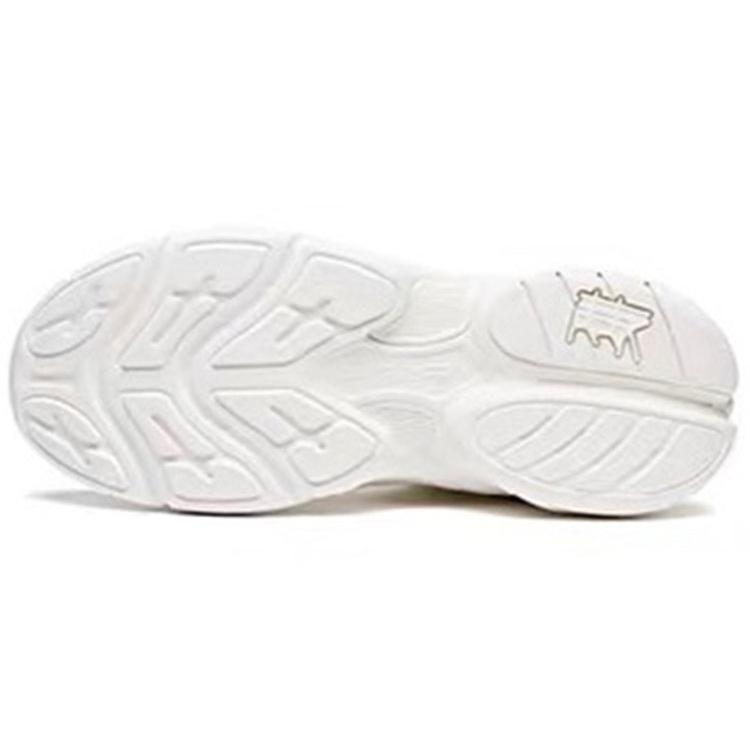 Anta All Over Victory Cushioning, Wear Resistant Low Top Chunky Sneakers Women's White Blue 122018882-1