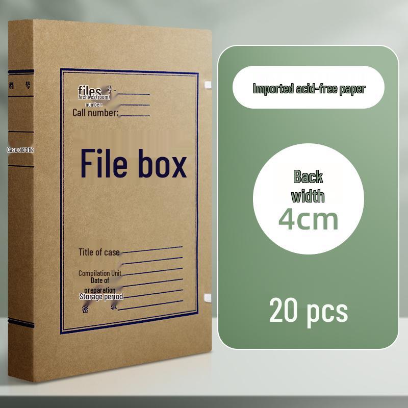 Extra Large Acid-Free A4 Kraft Paper Archive Box