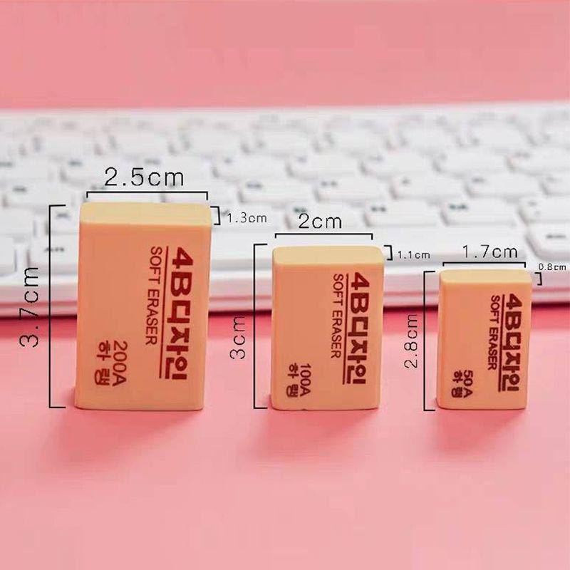 3/5/10PCS Rubber Student Exam Painting Art 4B Rubber Is Soft Easy to Wipe Clean and Traceless Eraser Stationery Supplies