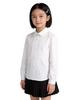 Lolanta Girls' Long Sleeve Dress Shirt, School Blouse with Peter Pan Collar, Solid Color, Perfect for Middle and High School Students, Perfect for Sch