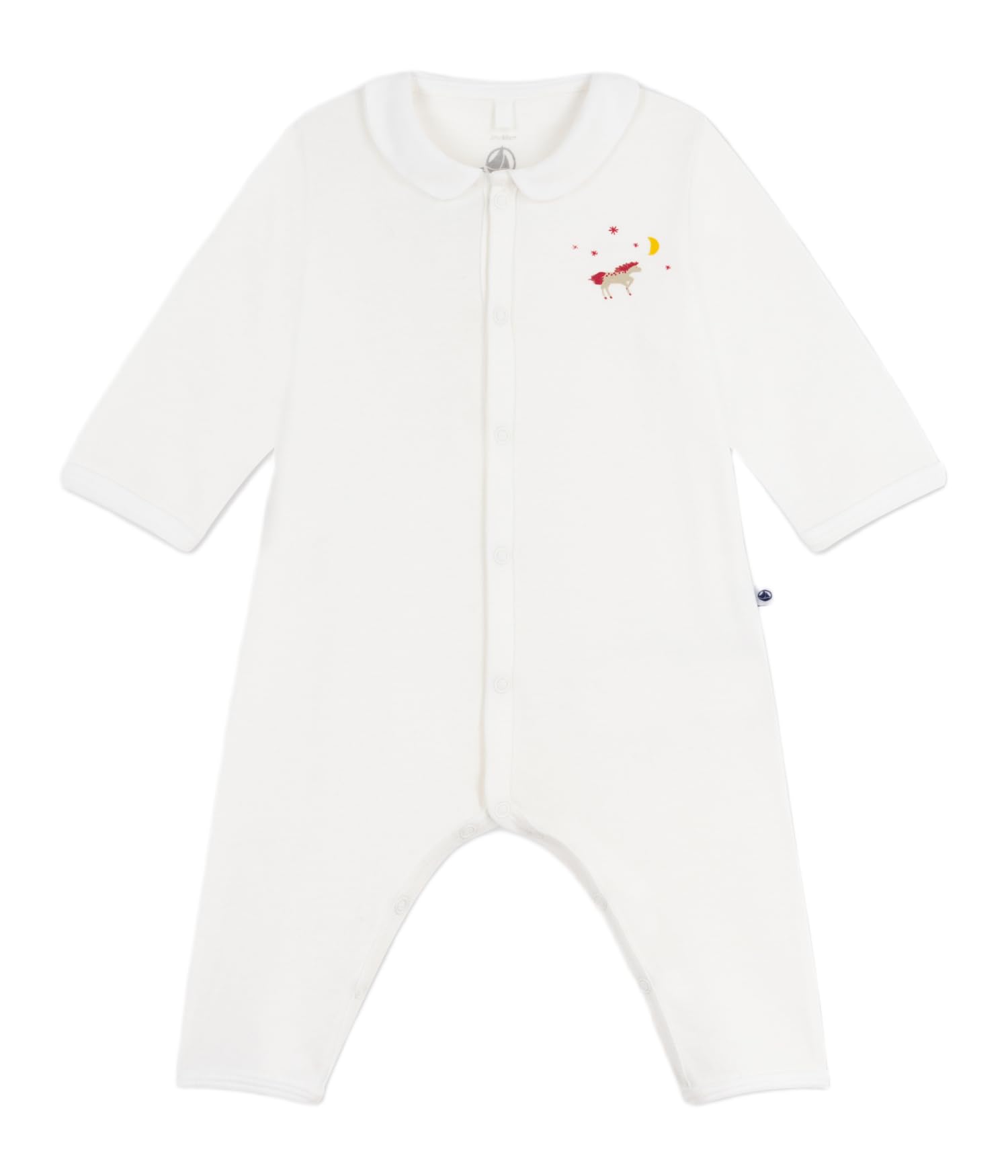 

Petit Bateau Footless Romper 3 60cm A0EMH, Off-White, Months,
