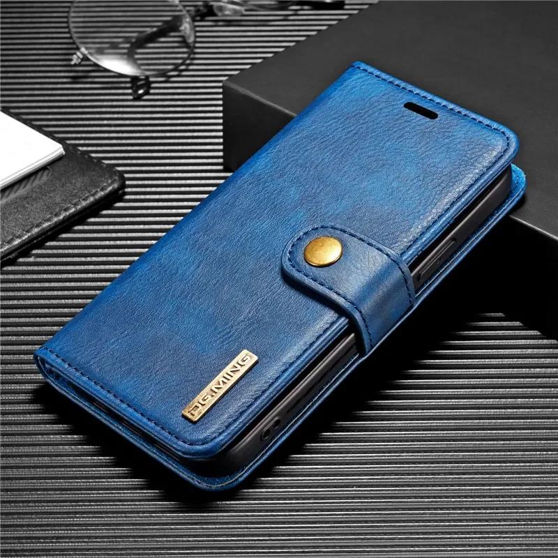 Detachable Magnetic Leather Phone Case for IPhone 15 12 13 11 14 Pro Max XS XR X SE  8 7 Plus Wallet Card Holder Cover Coque