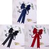 Womens Bow Tie Collar Accessory With Alloy Butterfly Knot For Office And Wedding Wear