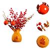 Artificial Red Bouquet Chinese New Year Decor Floral Accessory Crafts Year of