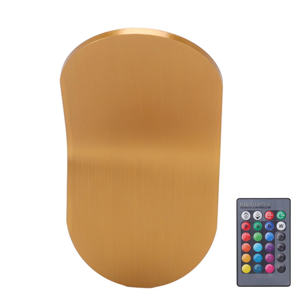 LED Wall Light Aluminium Simple Style LED RGB Warm Light Remote Control Modern Wall Sconces for Office Bedroom Kitchen