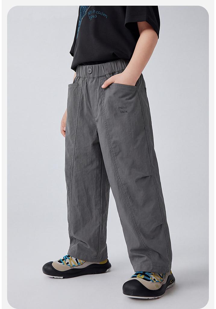 Mini Balabala Boys' and Girls' Outdoor Leisure Paratrooper Pants with Adjustable Legs 2026 Summer New Style
