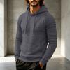 Men's Casual Mid-Length Sweatshirt Long Sleeve Pullover for Everyday Wear