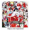 50PCS Inuyasha Anime Stickers for Laptop, Skateboard, Car, and Luggage