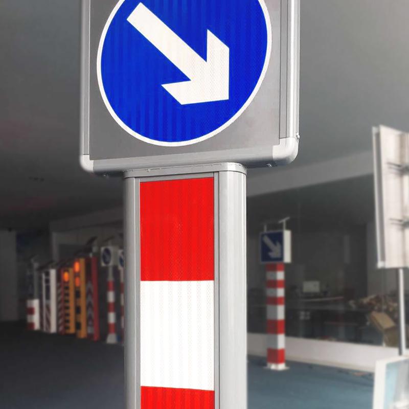 Solar LED Traffic Guardrail Warning Light for Collision Prevention