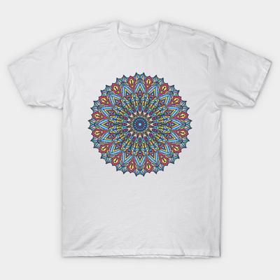 T Shirt Women Mandala No19 Harajuku Print Kawaii Tshirt Summer Short Sleeve Female T-Shirt Top Tee