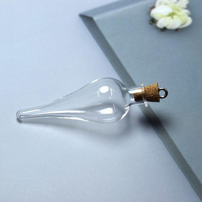 Happy Potion Magical Liquid Luck Color Changing Glass Potion Bottle Pendant