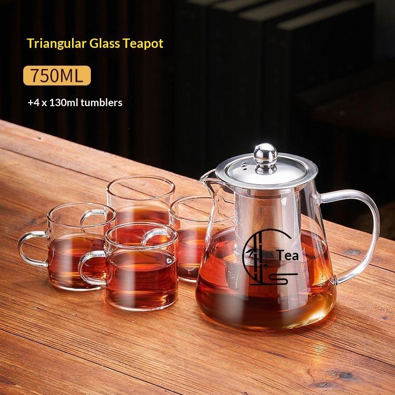Gianxi Glass Tea Set Set With High Temperature Resistance New Type Of Boiling Tea Pot Electric Ceramic Stove With Glass Kettle