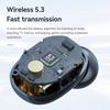 M48 Wireless Bluetooth Headset Noise Cancelling LED Earbud with Mic Wireless Headphones Bluetooth Earphones