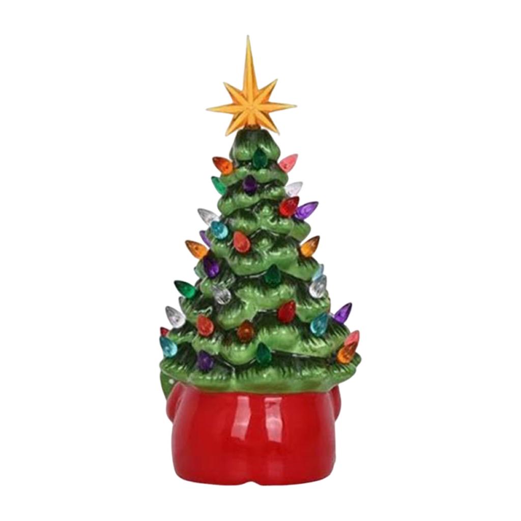 Lifelike Gnome Ornament Resin Xmas Gnome Crafts Small Christmas Dwarf Figurine for Home Office Desktop Decoration
