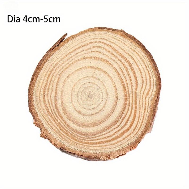

5pcs Natural Round Wood Coasters Cup Pad Tea Coffee Mug Mat Drinks Holder Table Mat Wooden Coasters DIY Craft Home Kitchen Decor
