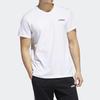 Adidas T Shirts Men's White Crew Neck Moderate FL4862