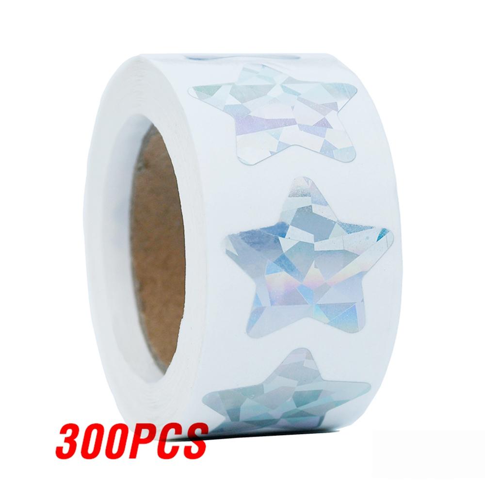 100-500Pcs Superior-Grade Laser First-Class Gold First-Class Foil Self-Adhesive Top-Grade Star First-Class Stickers First-Class Reward