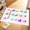 Peppa Pig Customize Your Name Carpet Design for Playrooms Kitchen Living Rooms Balcony Antislip Carpet Office home decor Wedding Party Gift