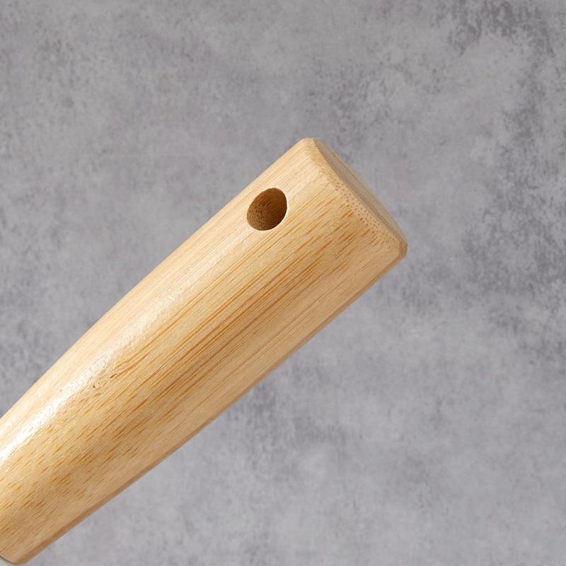 A Bamboo Short-handled Glass Cleaning Tool A Household Glass Scraper Window Scraper Mirror Cleaning Tool