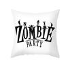 Halloween Pillow Cover Cartoon Pumpkin Head New Peach Skin Cushion Cover Sofa Cushion